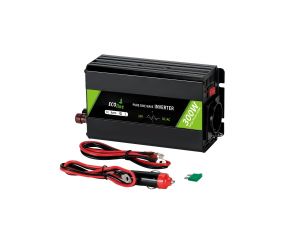 EcoLine - Inverter 12V To 220V/230V - 300w Power - Pure sine wave - Voltage converter