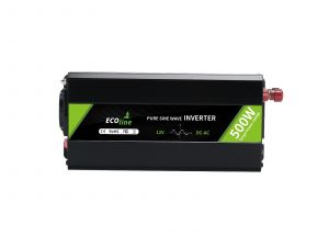 EcoLine - Inverter 12V To 220V/230V - 500w Power - Pure sine wave - Voltage converter