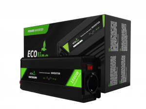 EcoLine - Omvormer 24V Naar 220V/230V - 1000w Vermogen - Gemodificeerde sinus - Auto omvormer