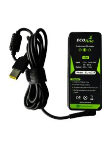 EcoLine - Oplader / AC Adapter - Geschikt voor Lenovo B50 G50 G50-30 G50-45 G50-70 G50-80 G500 G500s G505 G700 G710 Z50-70 - 20V 3.25A 65W