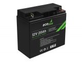 EcoLine - AGM 12V - 20AH VRLA Battery - 181 x 77 x167 - Deep Cycle Battery